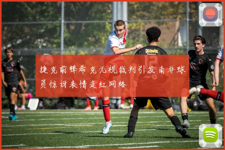 捷克前锋希克无视裁判引发南非球员惊讶表情走红网络